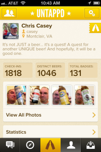 Chris on Untappd